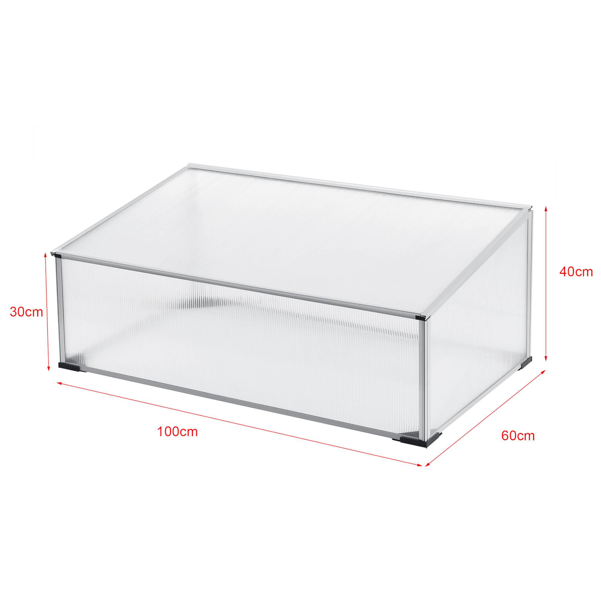 [en.casa] - Châssis de Jardin Horta avec Toiture Polycarbonate 100 x 60 x 40 cm [en.casa] - Image 2