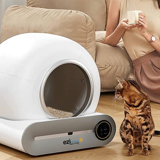 Litière robot autonettoyante connectée pour chat – Maison de toilette intelligente avec nettoyage automatique – CATBOT K8i – EZICLEAN - Image 4