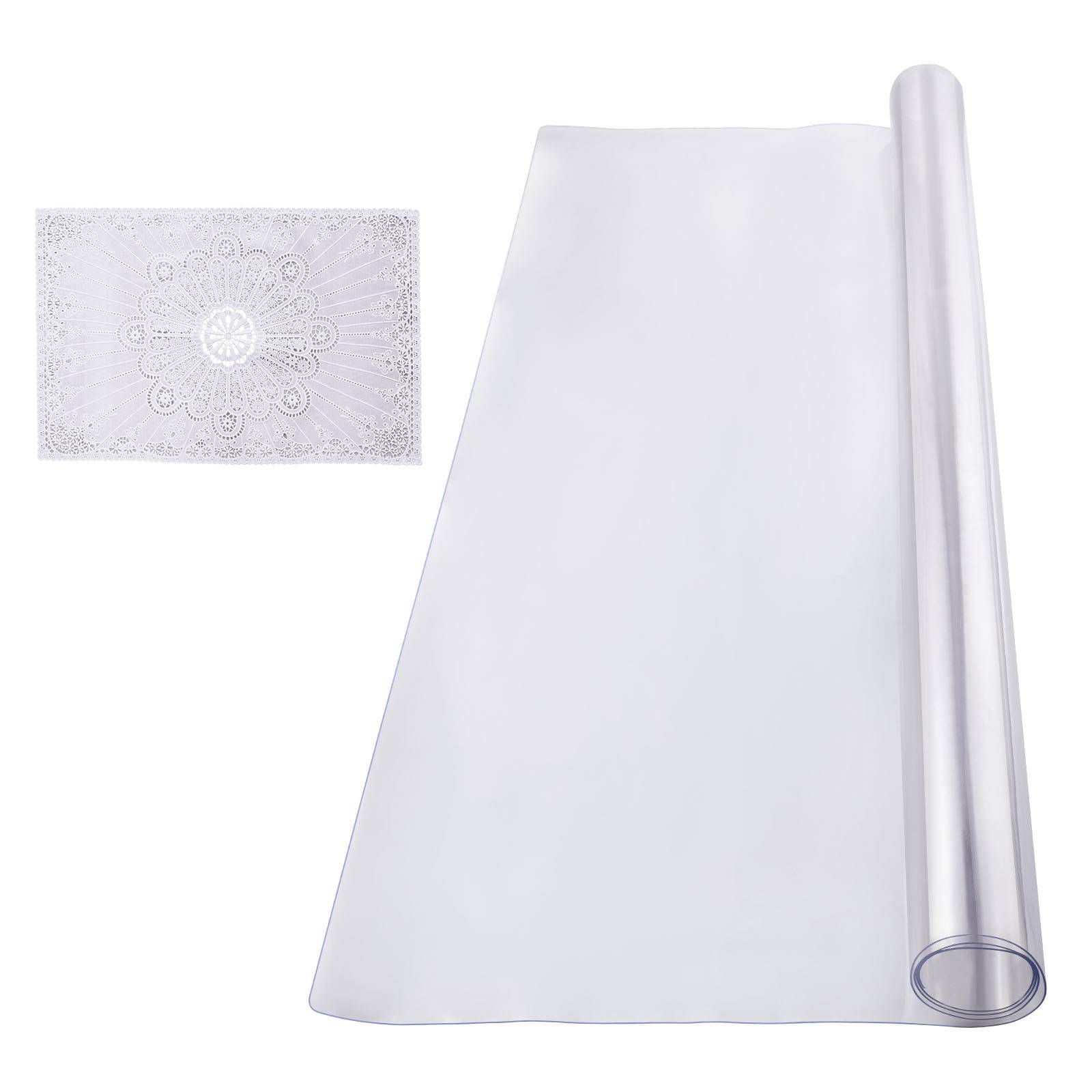 Vevor - VEVOR Protecteur bureau PVC transparent, 36x48", 1.5mm, rectangulaire, imperméable, salle à manger. - Image 9