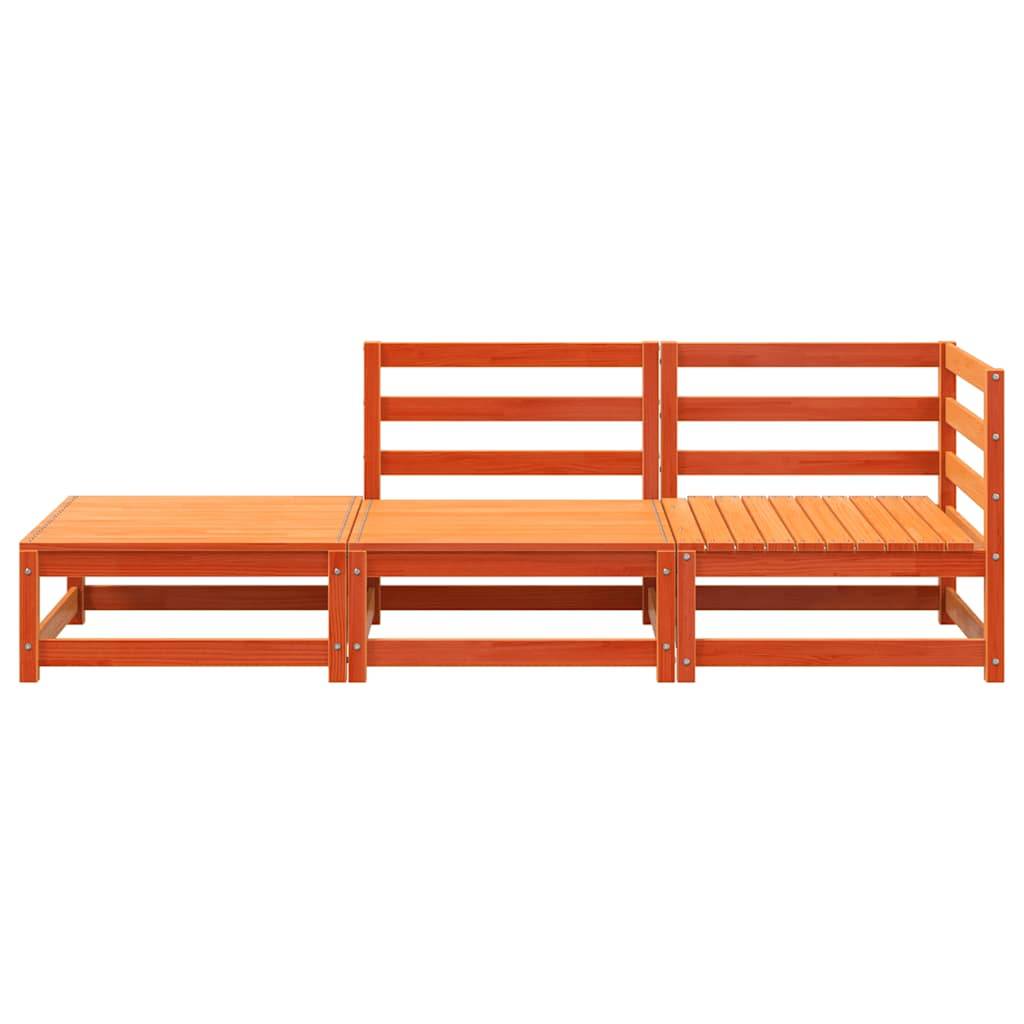Vidaxl - Canapé de jardin repose-pieds 2 places bois massif de pin vidaXL 837974 - Image 5