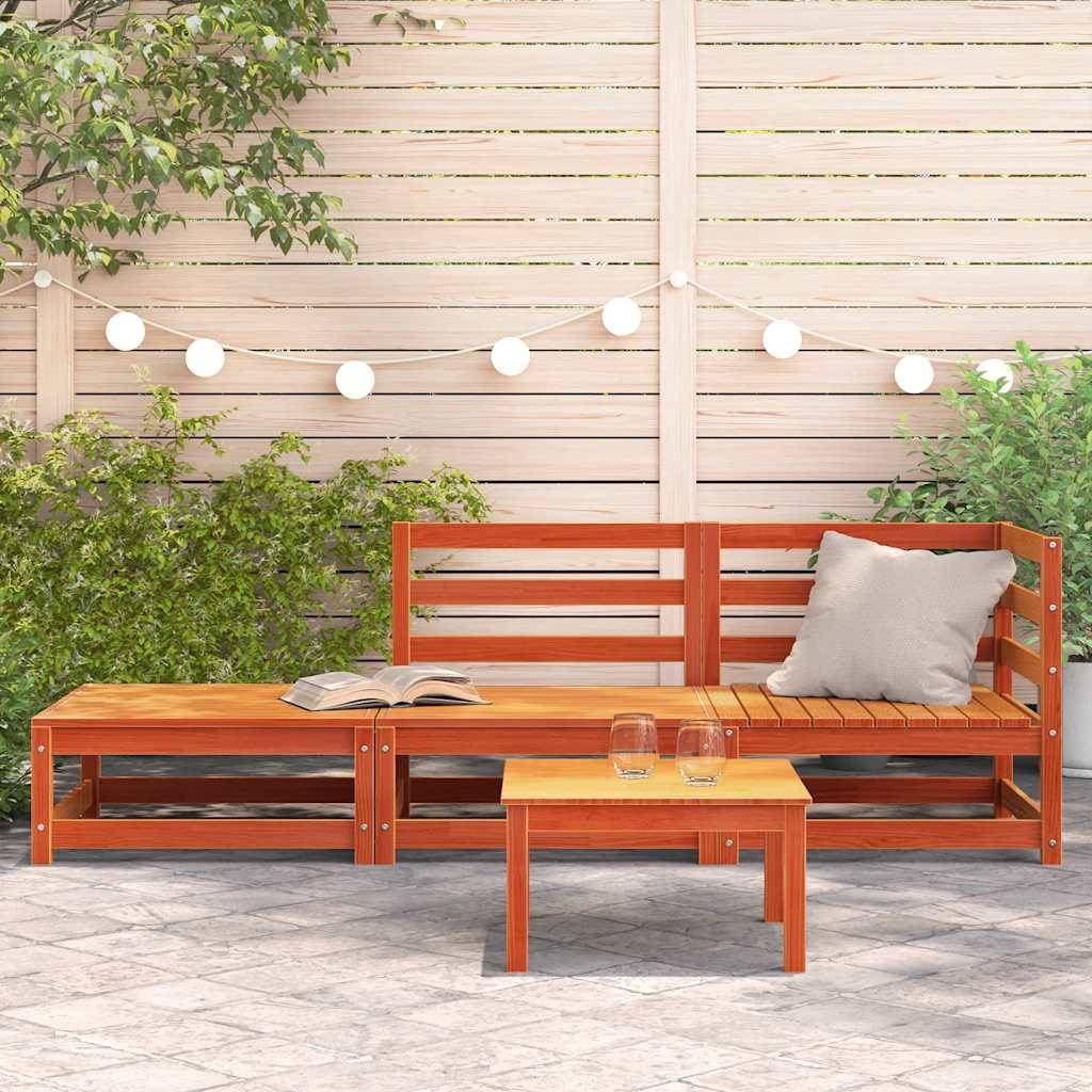 Vidaxl - Canapé de jardin repose-pieds 2 places bois massif de pin vidaXL 837974 - Image 4
