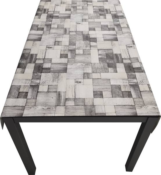 Nappe Composition PVC Base Polyester Anti-taches Bois Taille 100X140 CM - Image 2