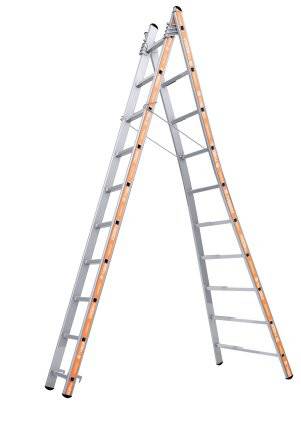 Echelle PRONOR transformable 2 plans 4.70M 2x8 échelons | 01252008 - Tubesca - Image 2