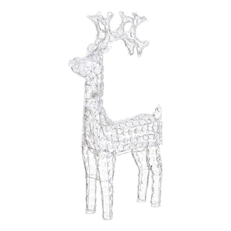 Lotti - Renne lumineux 3D tête en mouvement 90CM 200 LED blanc froid fixe extérieur professionnel Lotti - Image 6