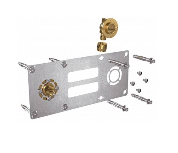 Plaque de fixation robinet ROBIFIX F 1/2'' à glissement PER 12 - WATTS - 008820 - Image 1