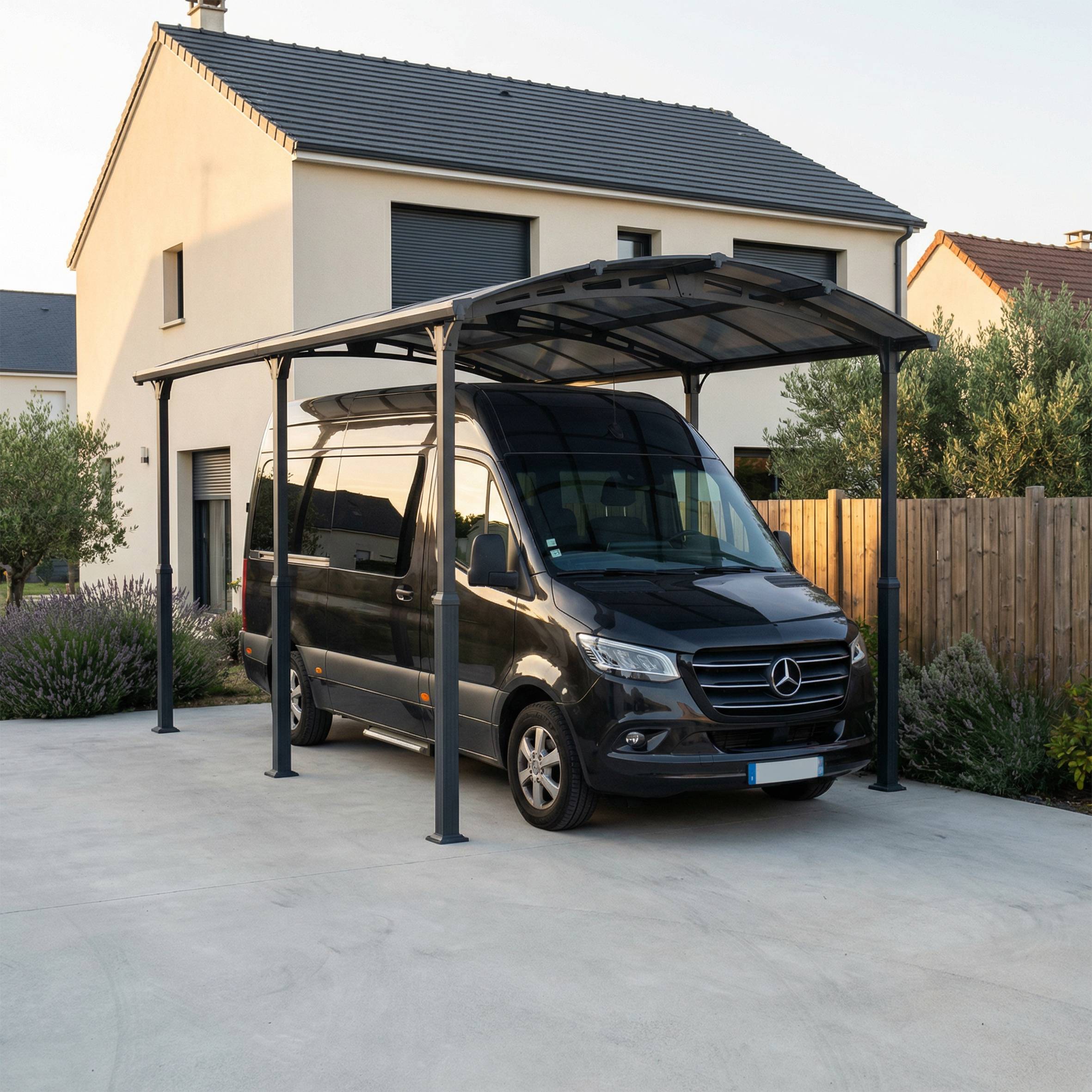 Canopia - Canopia Carport Camping-Car Alpine 5,07 x 3,52 m Gris - Image 3