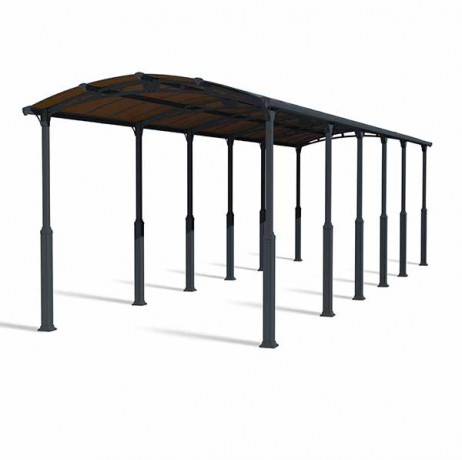 Canopia - Canopia Carport Camping-Car Alpine 5,07 x 3,52 m Gris - Image 9