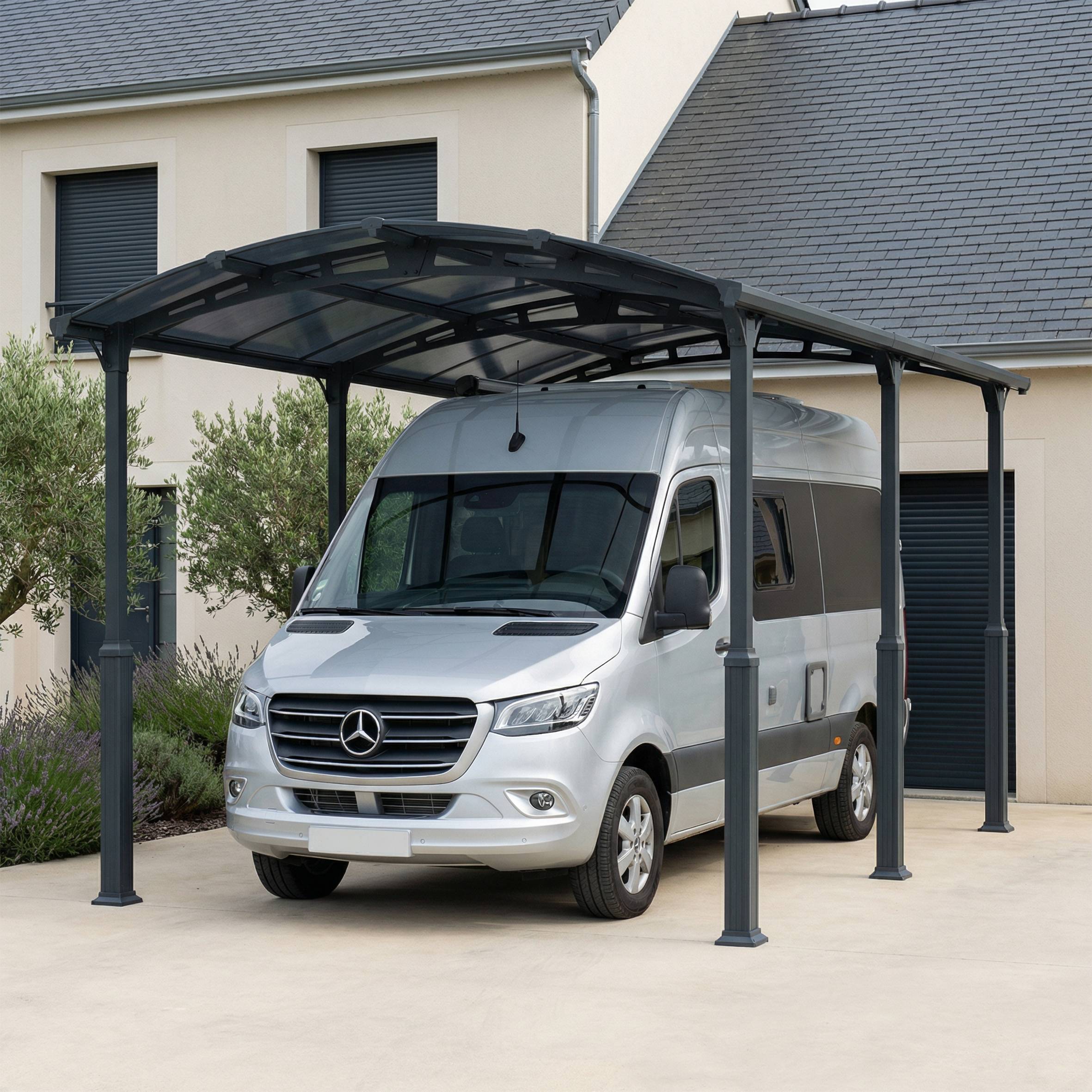 Canopia - Canopia Carport Camping-Car Alpine 5,07 x 3,52 m Gris - Image 2