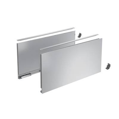 Profilé latéral de tiroir AvanTech YOU, hauteur 251 mm x NL 500 mm, Argent, gauche et droite - HETTICH - 9353375 - Image 1