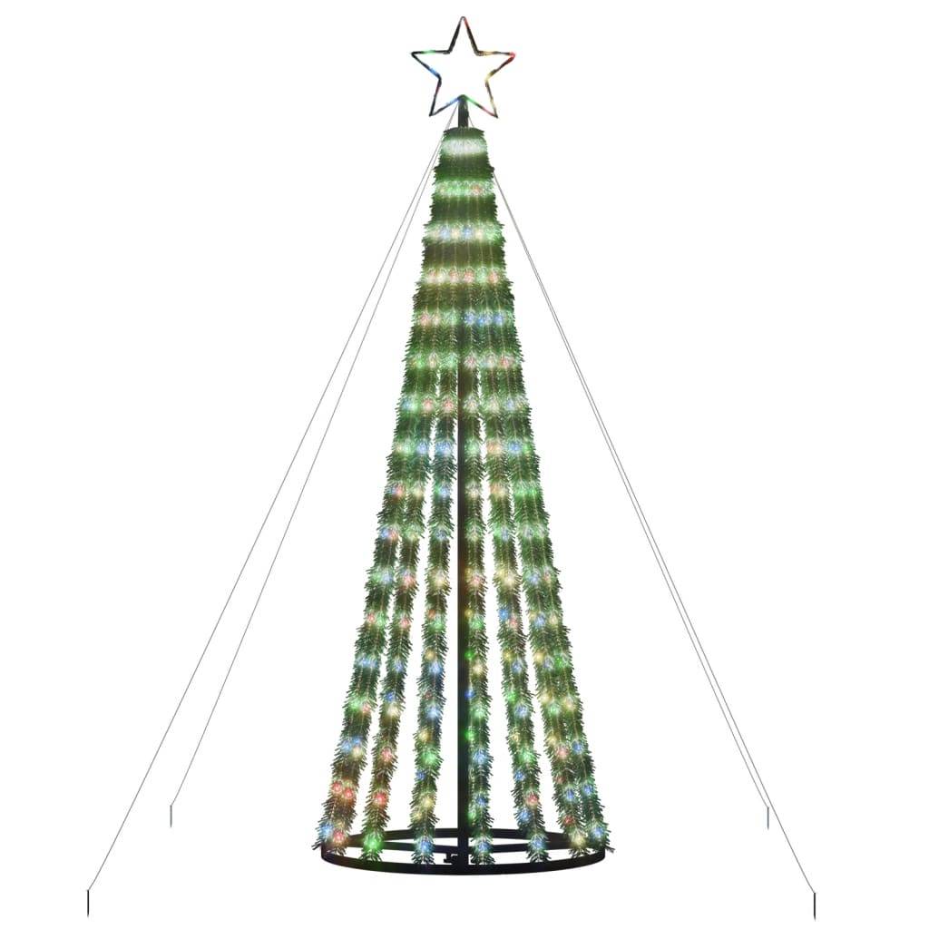Sapin De Noël - Arbre de Noël lumineux conique 275 LED colorées 180 cm - Image 4