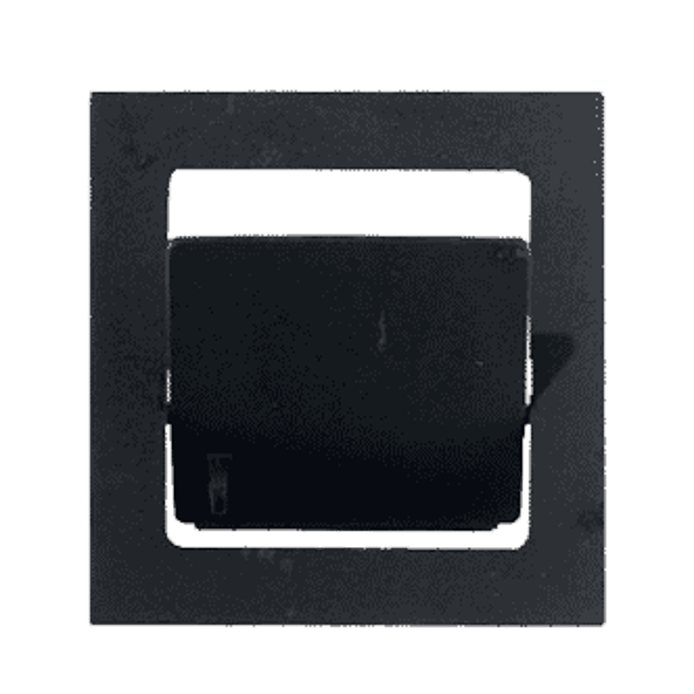 Clapet de cheminée en fonte pour boisseau 200 x 200 mm avec tige et poignée, Dommartin - Image 1