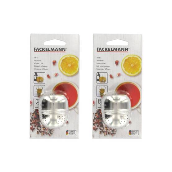 Lot de 2 boules à thé ovale en inox Fackelmann Petit Déjeuner - Image 3
