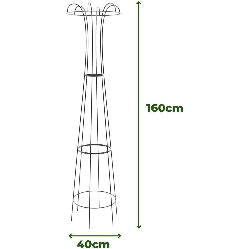 Komet - Treilli en acier 40 x 160 cm Obelisk - Image 4