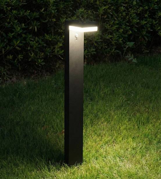 Borne extérieure solaire VENUS avec détecteur de mouvements Noir - Image 3