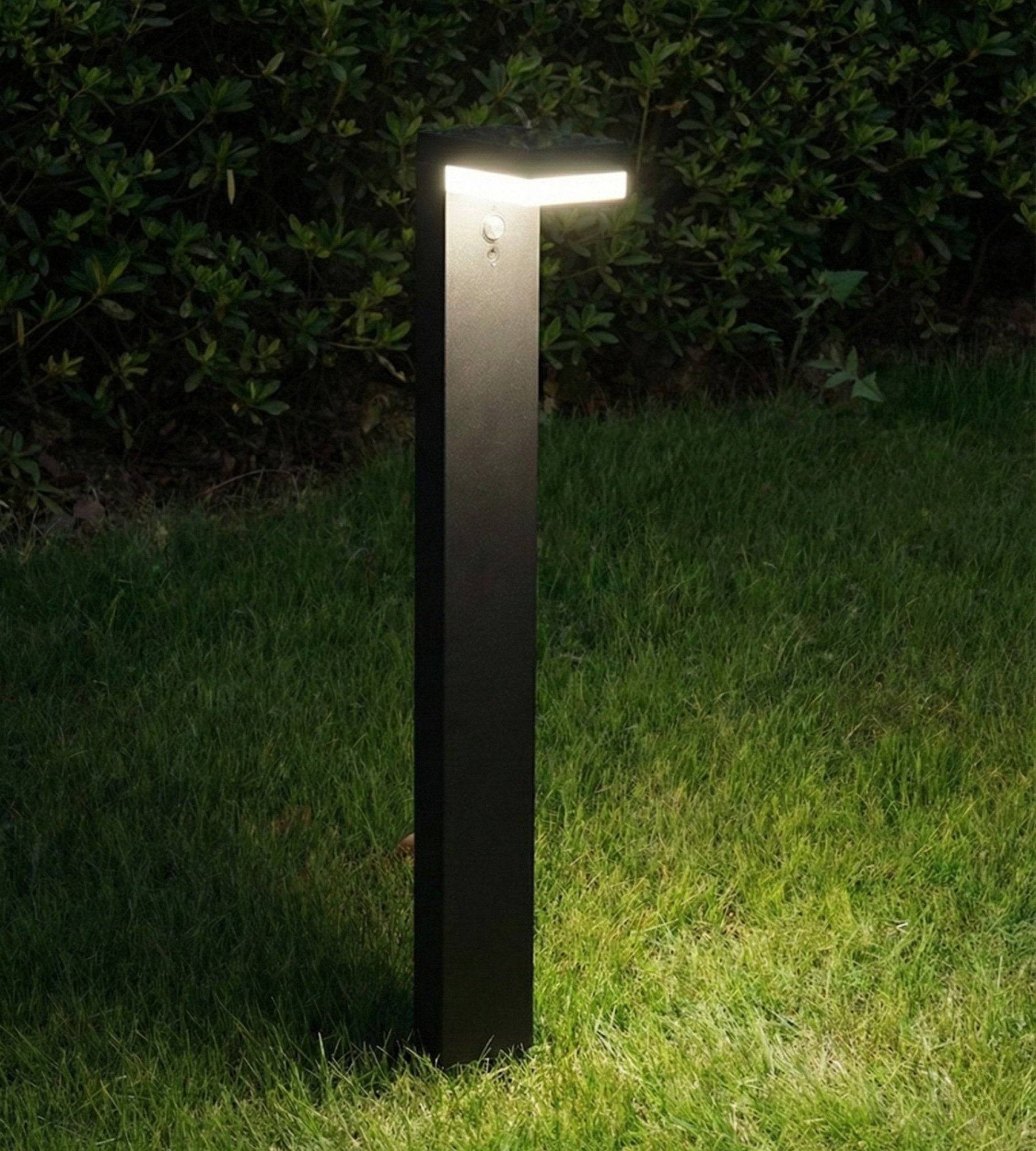 Borne extérieure solaire VENUS avec détecteur de mouvements Noir - Image 3