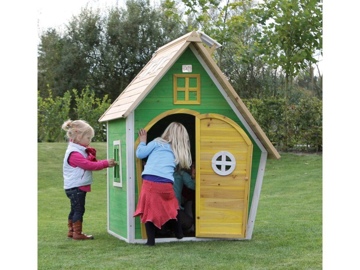 Exit Toys - Maisonnette en bois pour enfants Fantasia 100 Vert - Exit Toys - Image 5