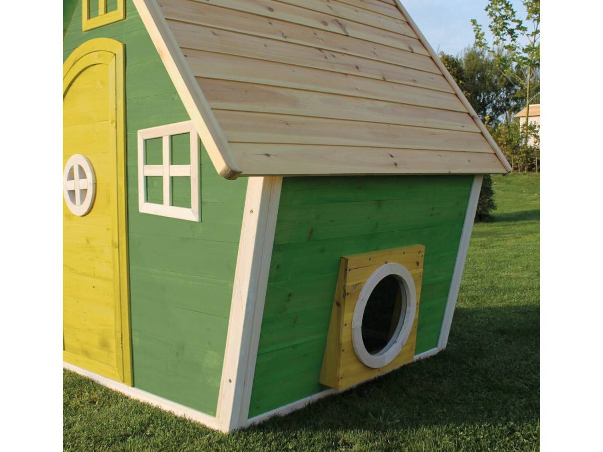 Exit Toys - Maisonnette en bois pour enfants Fantasia 100 Vert - Exit Toys - Image 3