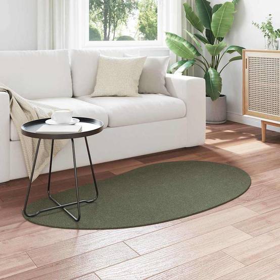 Tapis de Chambre Doux Polyester Antidérapant Lavable en Machine Vert Forêt 80 x 150 cm – ComfortXL Outdoor Living - Image 3