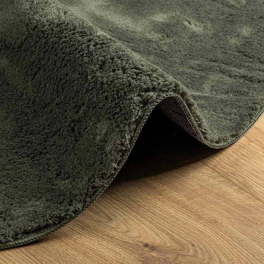 Tapis de Chambre Doux Polyester Antidérapant Lavable en Machine Vert Forêt 80 x 150 cm – ComfortXL Outdoor Living - Image 7