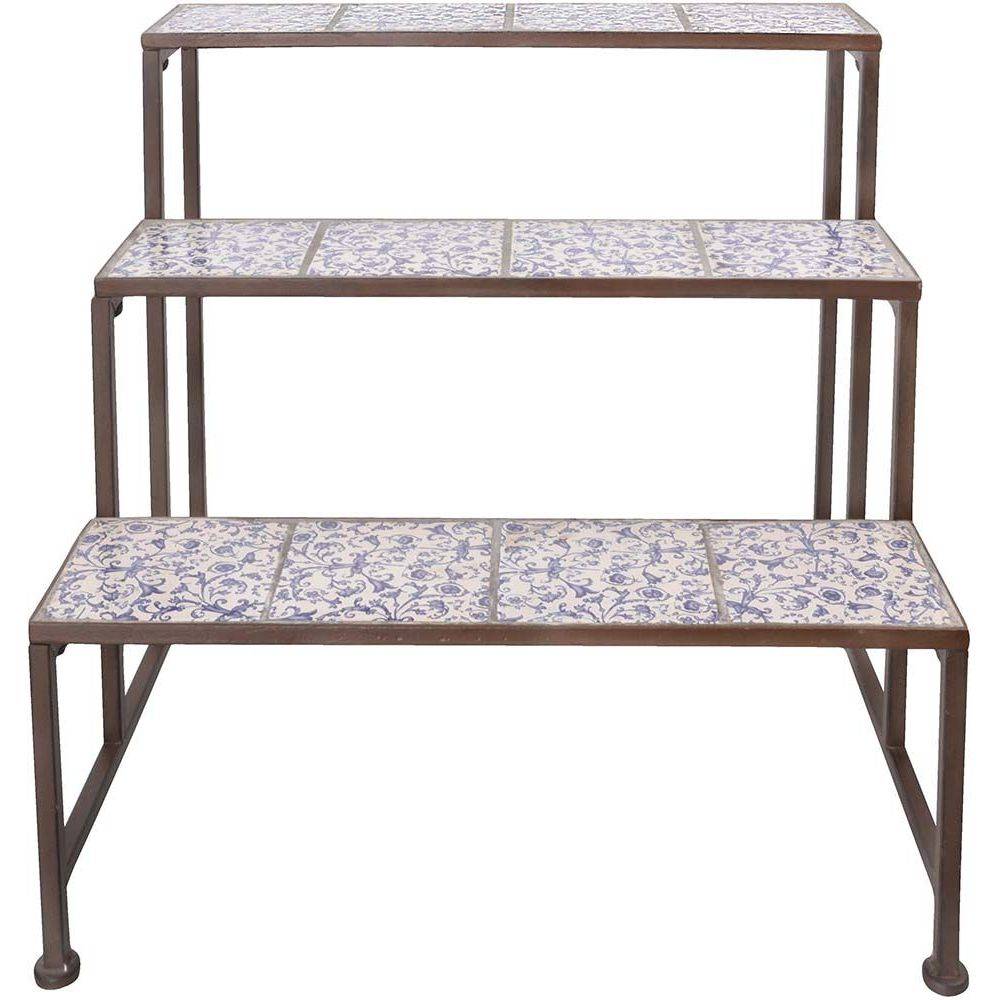 Esschert Design - Etagère en céramique et fer forgé - Image 3