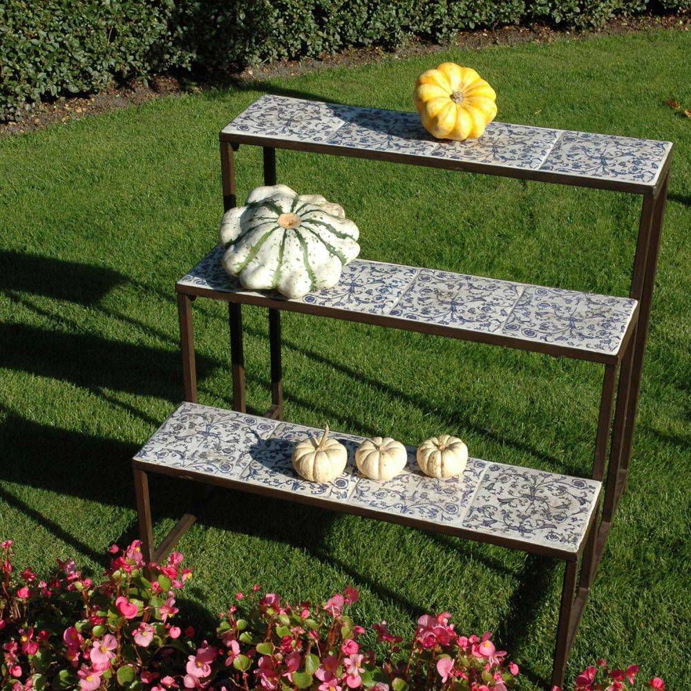 Esschert Design - Etagère en céramique et fer forgé - Image 2