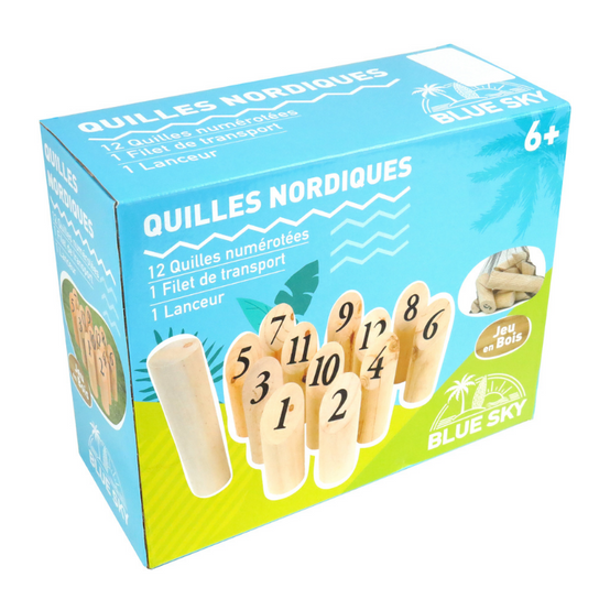 Mgm - Jeu de quilles nordiques en bois Enfant - Mgm - Image 2