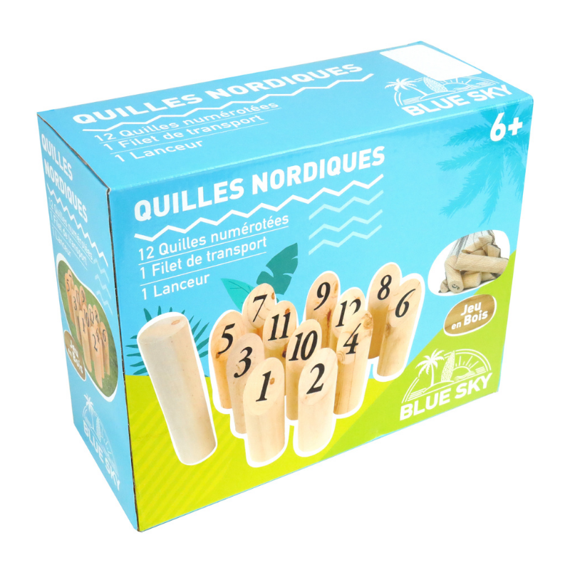 Mgm - Jeu de quilles nordiques en bois Enfant - Mgm - Image 2
