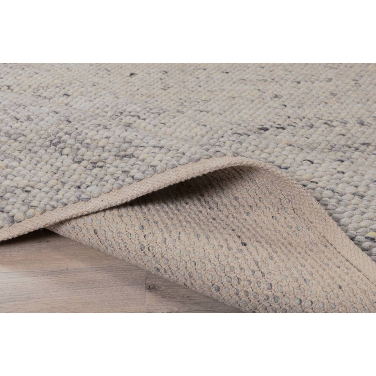 Tapis Déco en Laine "Ganga" 201x303cm Ivoire - Image 8
