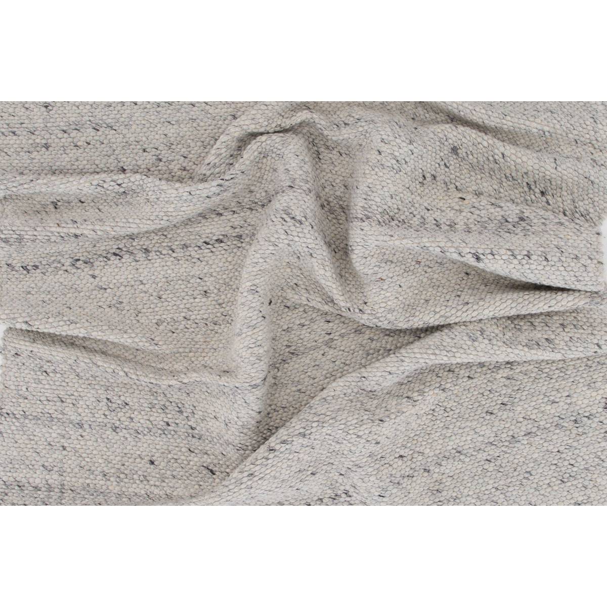 Tapis Déco en Laine "Ganga" 201x303cm Ivoire - Image 4