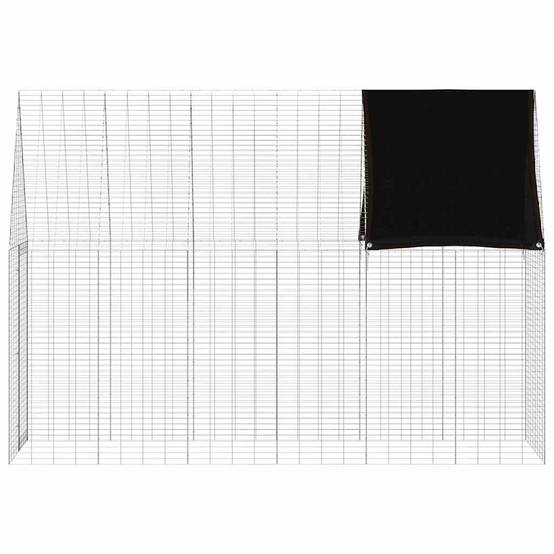 Vidaxl - Cage pour lapins Argenté 300 x 100 x 210 cm Acier galvanisé vidaXL 42019247 - Image 9