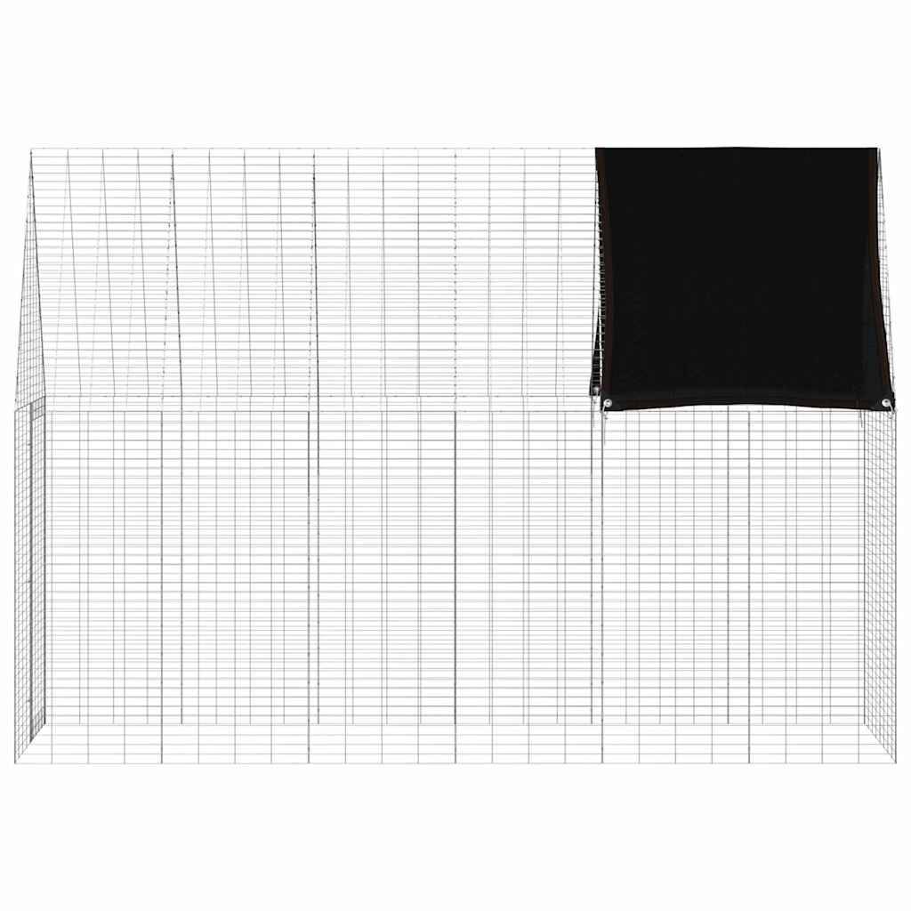 Vidaxl - Cage pour lapins Argenté 300 x 100 x 210 cm Acier galvanisé vidaXL 42019247 - Image 9