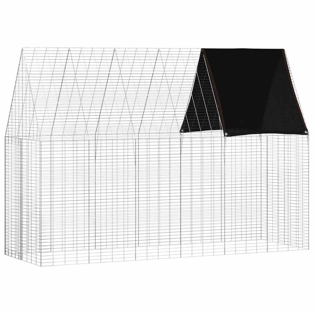 Vidaxl - Cage pour lapins Argenté 300 x 100 x 210 cm Acier galvanisé vidaXL 42019247 - Image 2