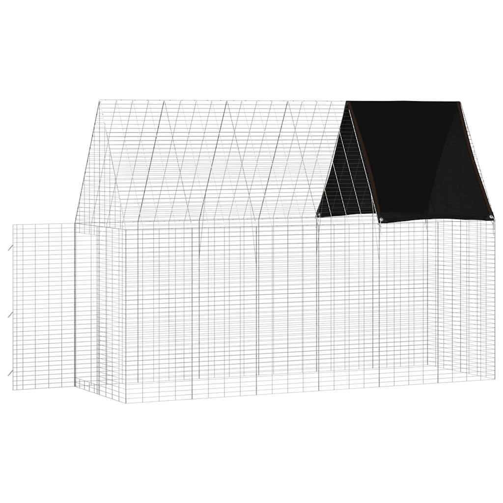 Vidaxl - Cage pour lapins Argenté 300 x 100 x 210 cm Acier galvanisé vidaXL 42019247 - Image 7