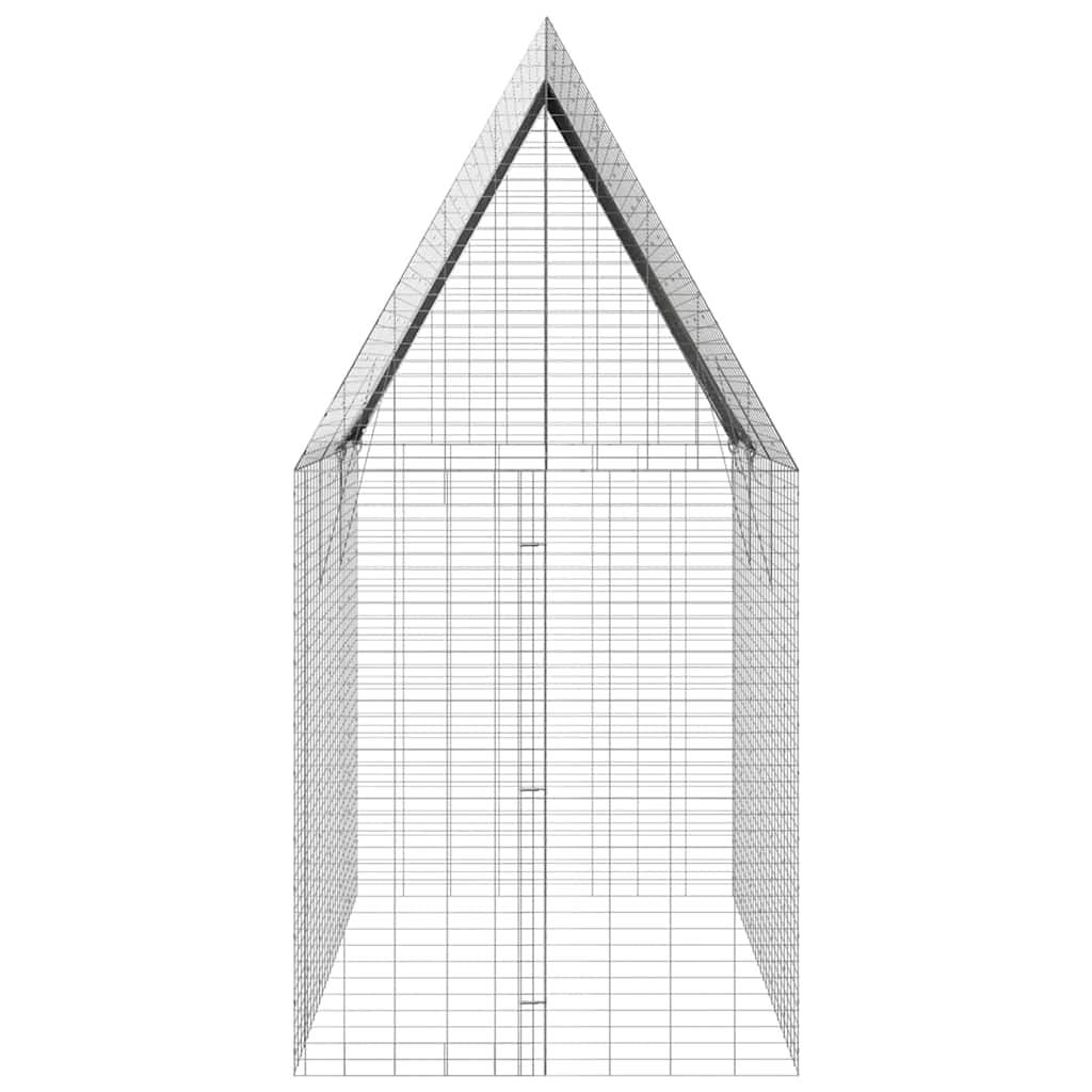 Vidaxl - Cage pour lapins Argenté 300 x 100 x 210 cm Acier galvanisé vidaXL 42019247 - Image 10