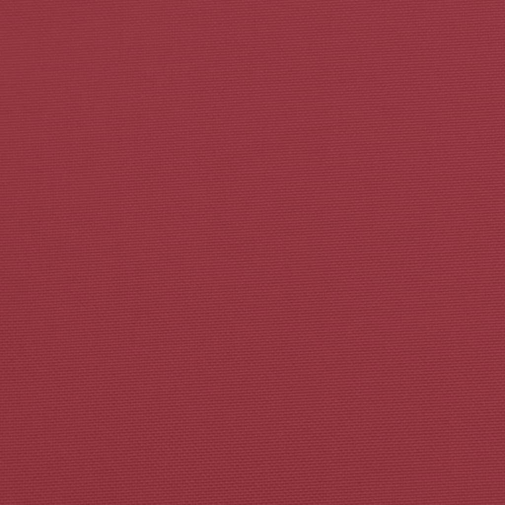 PANGIVO - Coussins de chaise à dossier haut polyester bordeaux 120 x 50 x 3 cm - PANGIVO - Image 9