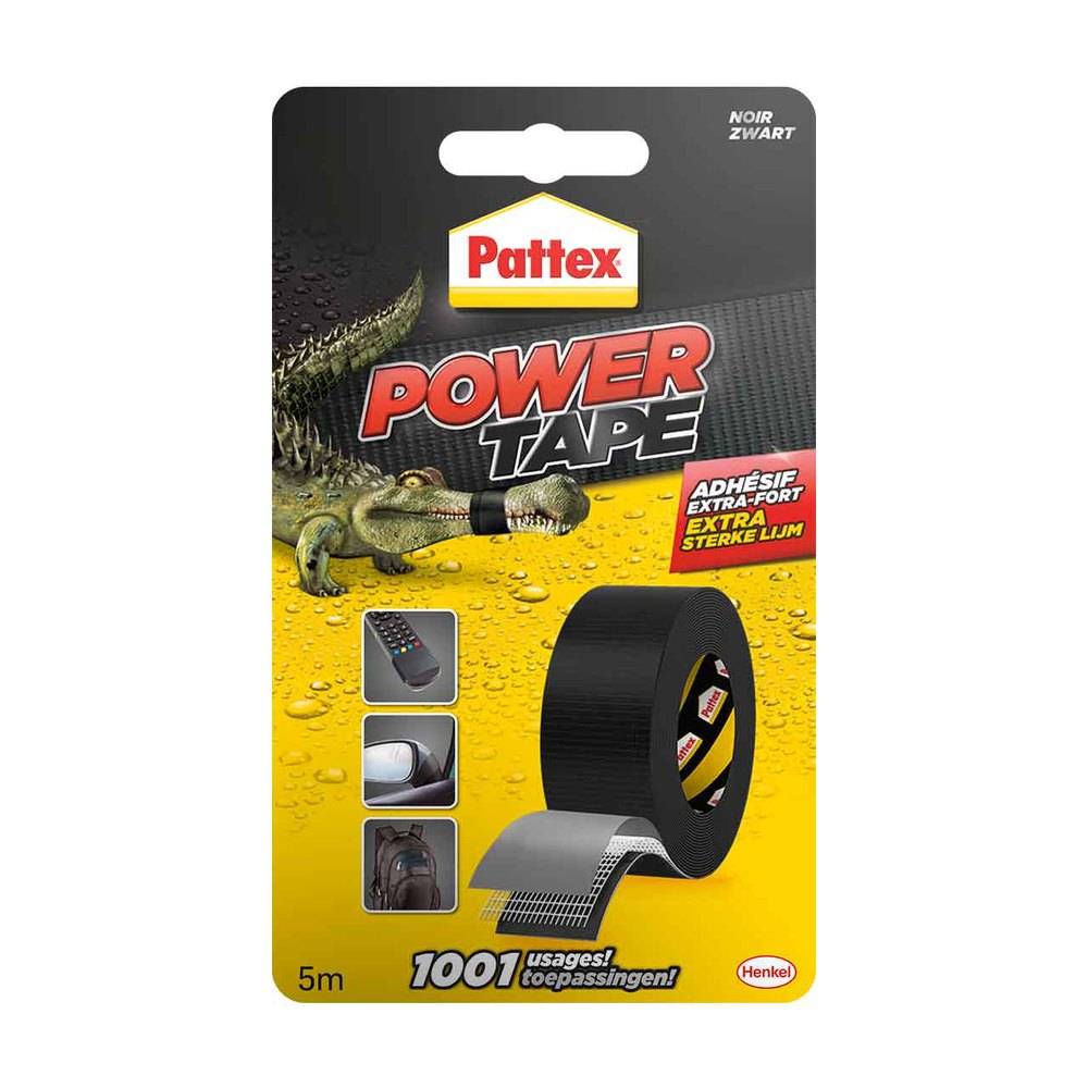Pattex - ADHESIF POWER TAPE 5X5M NOIR