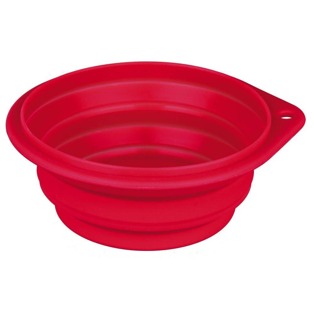 Animallparadise - une Gamelle Écuelle de voyage, 0.5 litre, silicone pliable pour chien -couleur aléatoire. - Image 6