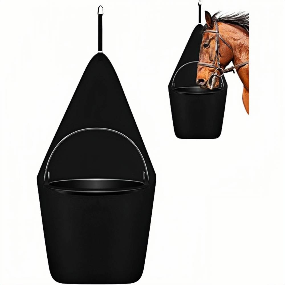 Sac à Nourriture pour Chevaux - Idéal Spectacles Chevaux, Facile à Installer (Écurie/Remorque) Résistant à l'Usure - Lytech
