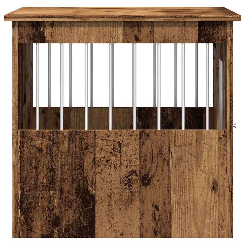 Niche plastique bois et acier marron 45 x 62 x 59 cm - Prolenta premium p353.4 - Image 6