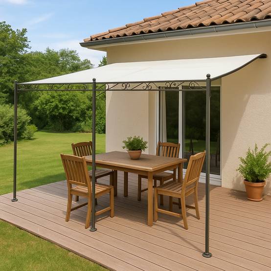 Tonnelle adossée 4 x 3 m - Image 6