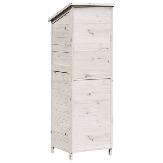 PANGIVO - Abri de jardin bois de sapin blanc 59 x 56 x 176 cm - PANGIVO - Image 7