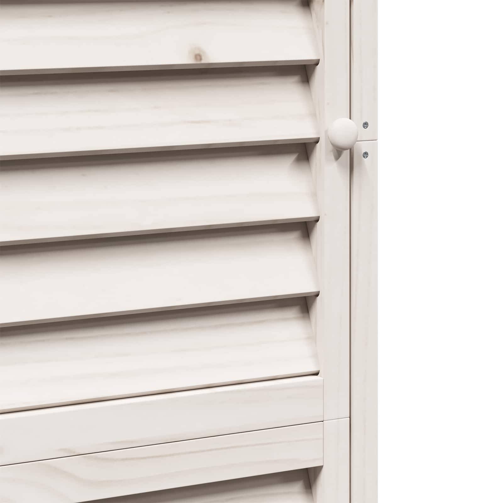 PANGIVO - Abri de jardin bois de sapin blanc 59 x 56 x 176 cm - PANGIVO - Image 9