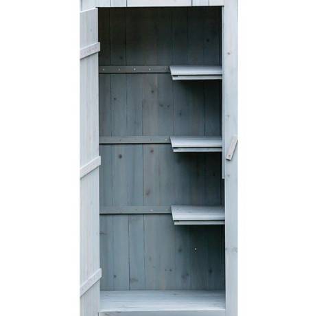 Armoire de rangement en bois bleue ou blanche - 0,28 m², Couleur Bleu - Image 4