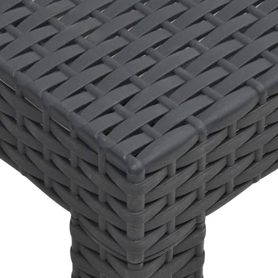 Vidaxl - Salon de jardin 4 pcs avec coussins PP Rotin Anthracite vidaXL 3067234 - Image 5