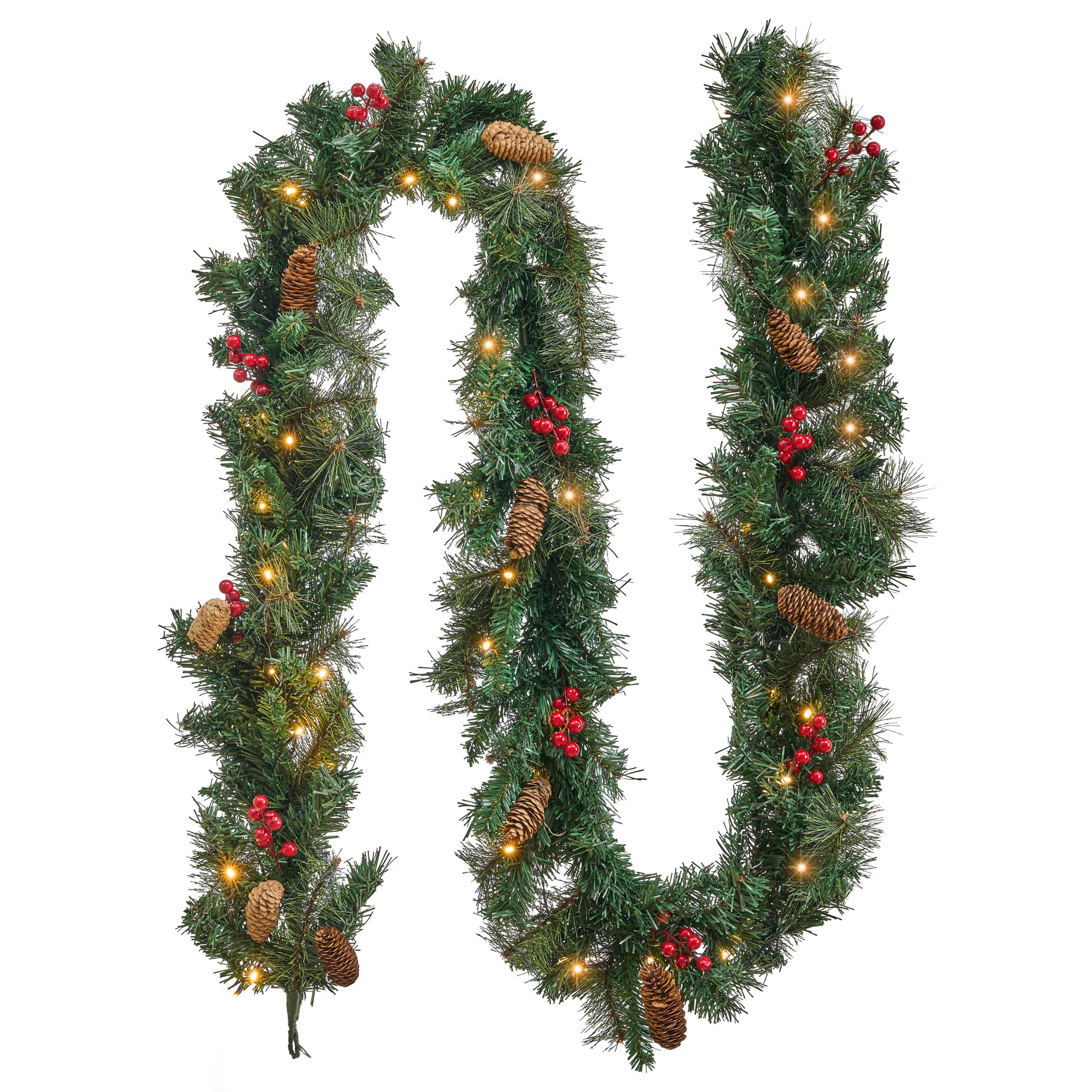 Beliani - Guirlande de Noël Matière synthétique Vert TENALA - Beliani - Image 2