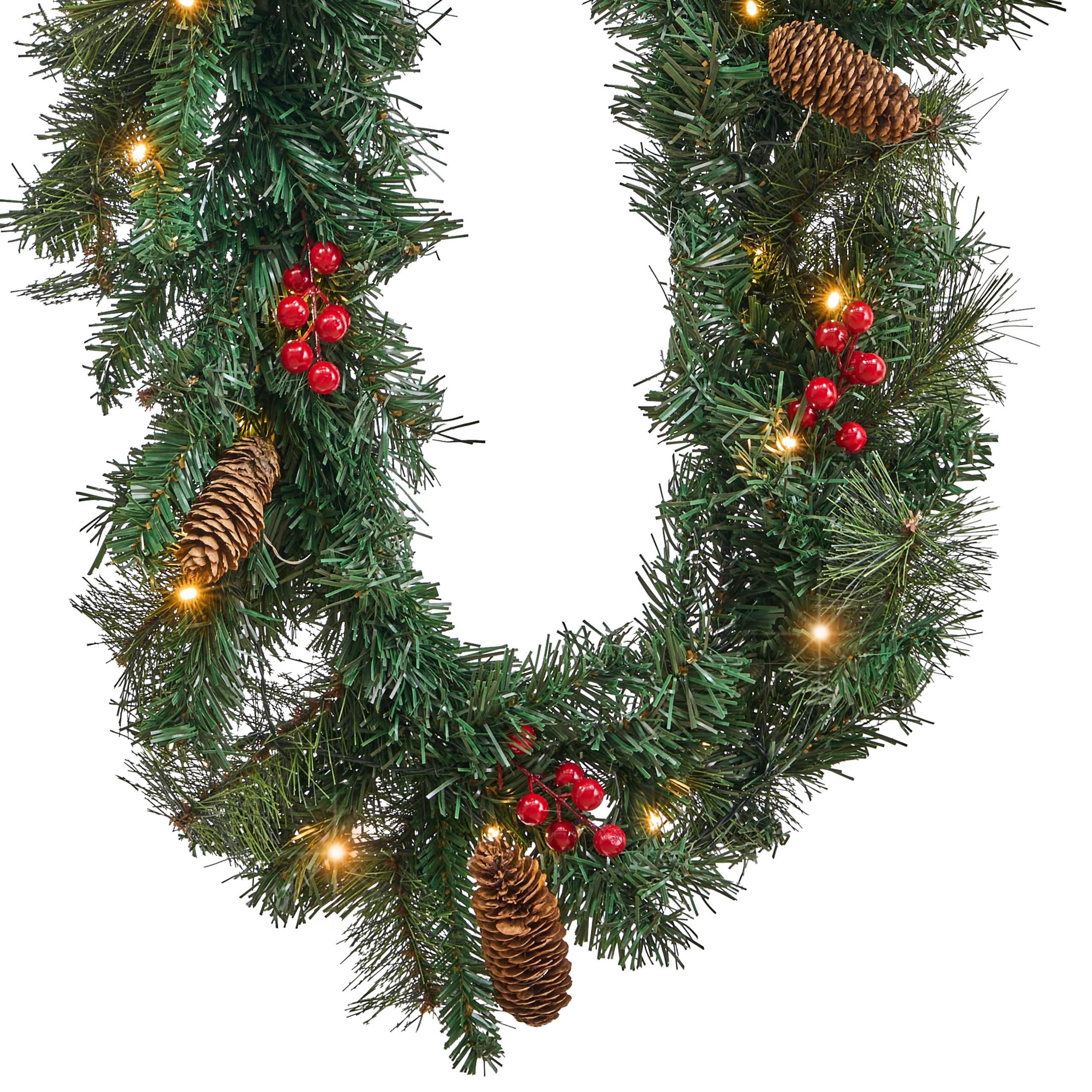 Beliani - Guirlande de Noël Matière synthétique Vert TENALA - Beliani - Image 5