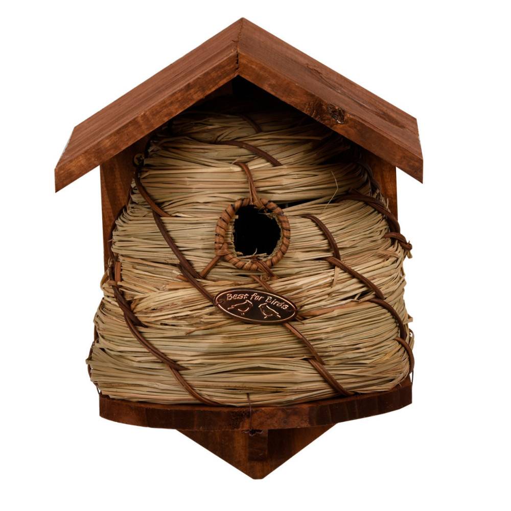 animallparadise - Nichoir en forme de ruche, ø du trou 27mm. pour oiseau mésange bleu - Image 8