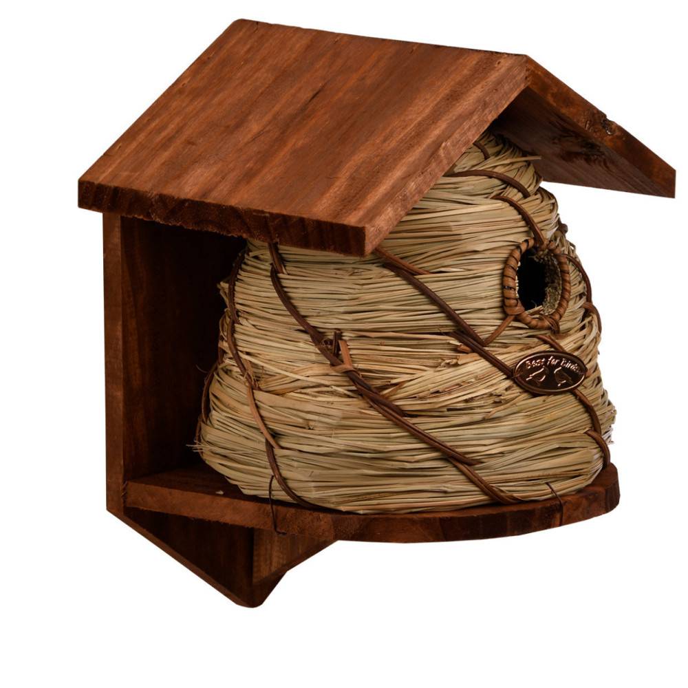 animallparadise - Nichoir en forme de ruche, ø du trou 27mm. pour oiseau mésange bleu - Image 7