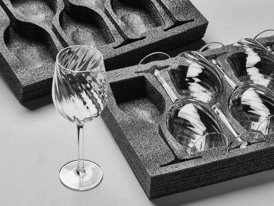 Lot de 6 Verres à vin en Cristallin (cristal sans plomb) "STEN", Bjorn - Image 6