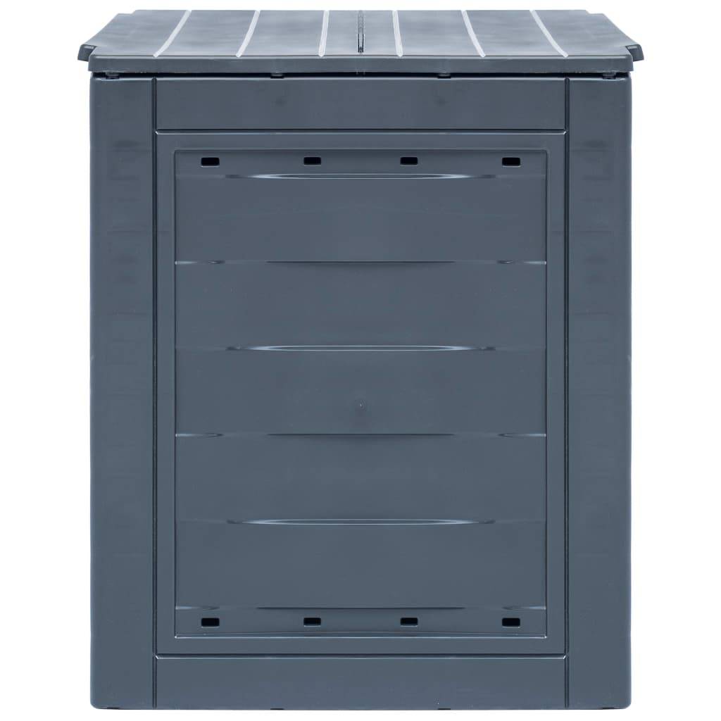 ComfortXL - Lot de 2 Composteurs de Jardin Plastique aspect Rotin Grande Capacité 520L pour Déchets Organiques Gris - ComfortXL Outdoor Living - Image 3